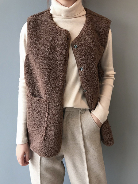 Naiste sulevest nööpide ja taskuga