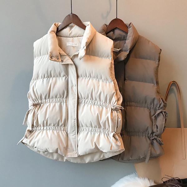 Ženski casual prsluk s gumbima