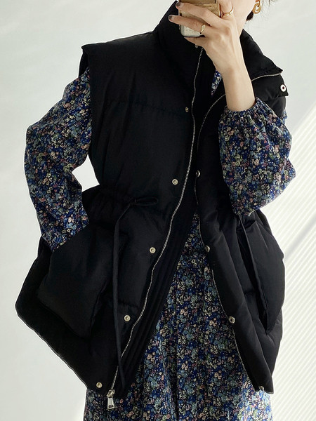 Γυναικείο γιλέκο με ελαστική μέση