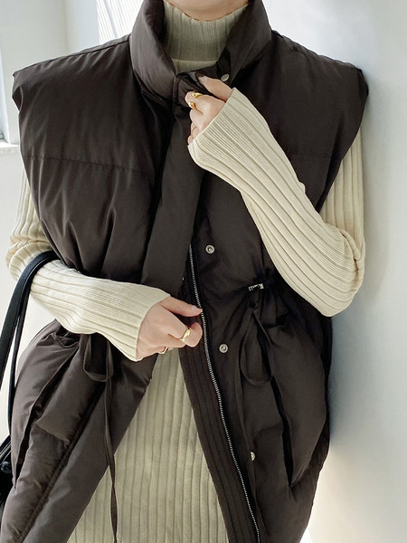 Γυναικείο γιλέκο με ελαστική μέση