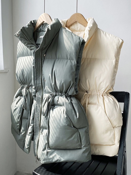 Γυναικείο γιλέκο με ελαστική μέση