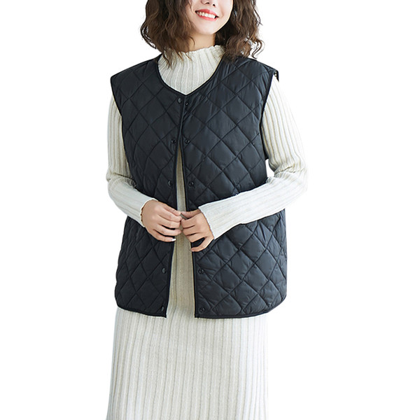 Kahe näo ja ovaalse kaelusega naiste vest