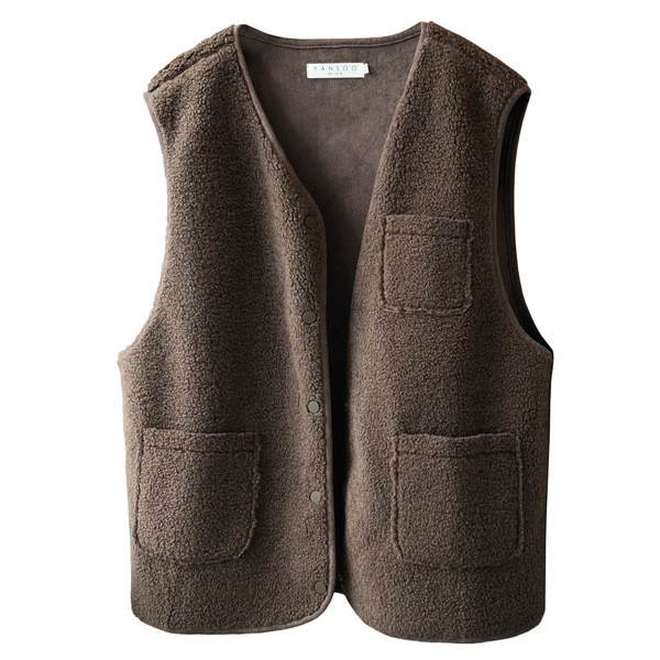 Naiste sulevesti sirge nööpide ja taskutega mudel