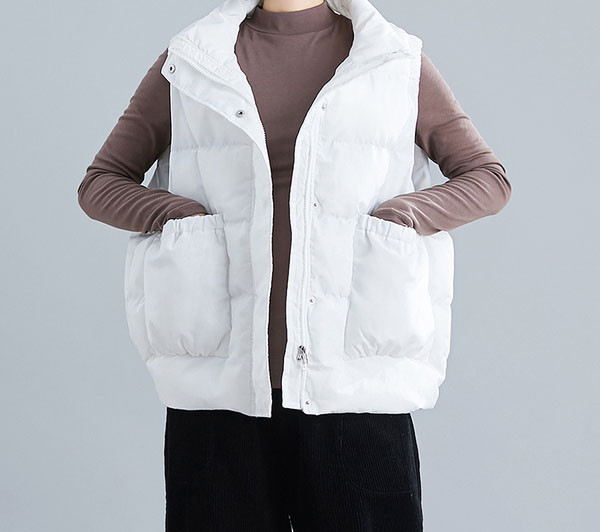 Naiste igapäevane lai nööpidega vest