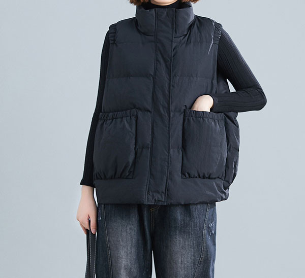 Naiste igapäevane lai nööpidega vest