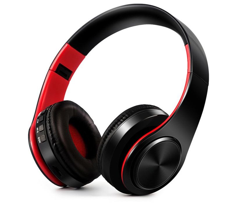 Belaidės Bluetooth ausinės su TF kortelės lizdu