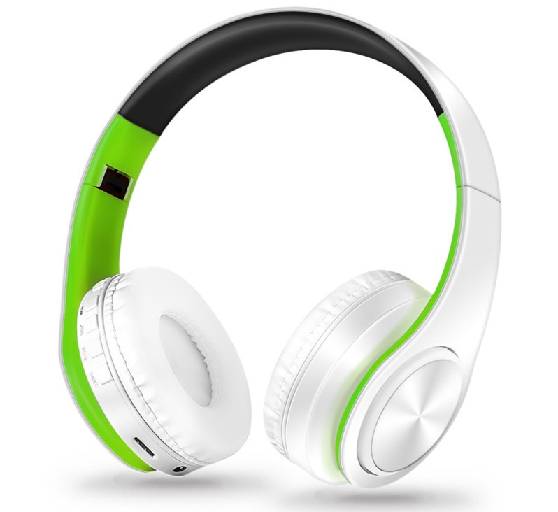 Belaidės Bluetooth ausinės su TF kortelės lizdu