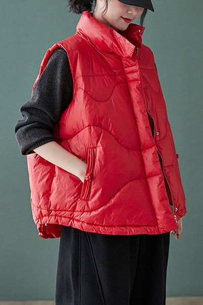 Naiste kõrge kraega spordivest - lai mudel