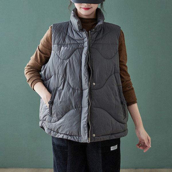 Naiste kõrge kraega spordivest - lai mudel