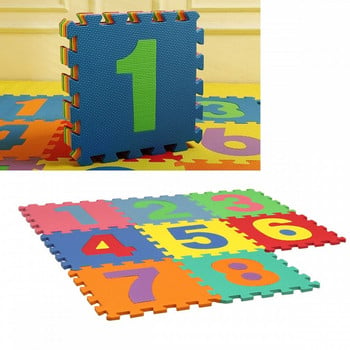 Детски пъзел килим с числа цифри