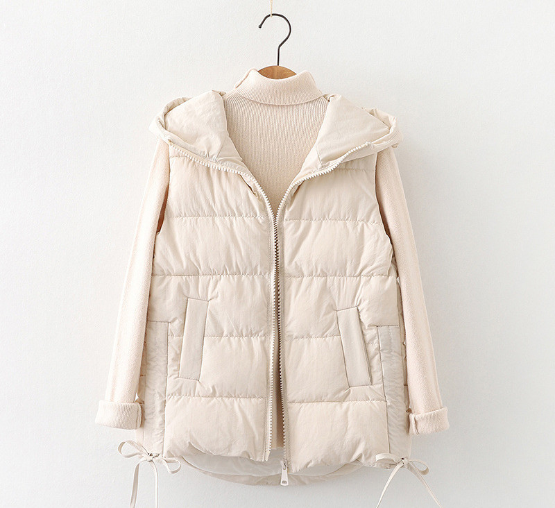 Ležerna ženska vesta s kapuljačom i patentnim zatvaračem