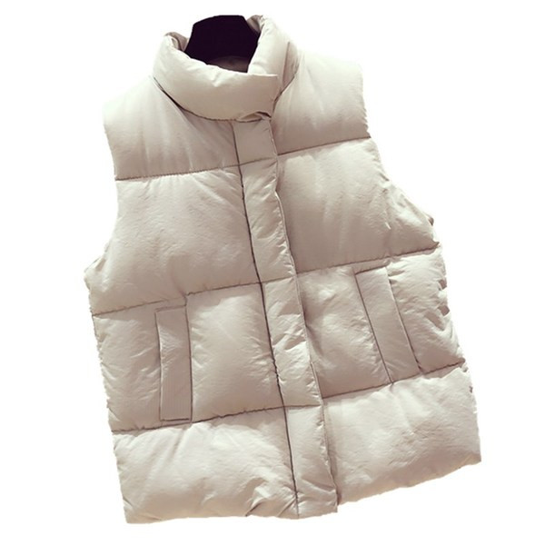 Γυναικείο casual γιλέκο με ψηλό κολάρο κατάλληλο για το χειμώνα