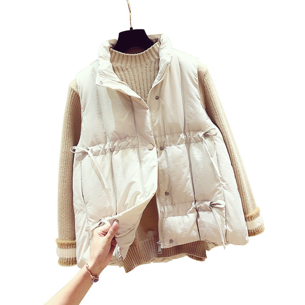 Asümmeetriline naiste vest polo kraega - lai mudel