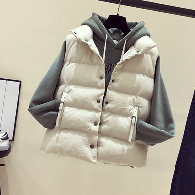 Uus kõrge krae ja nööpidega igapäevase naistevesti mudel