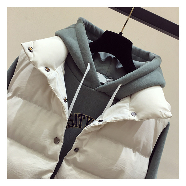 Uus kõrge krae ja nööpidega igapäevase naistevesti mudel