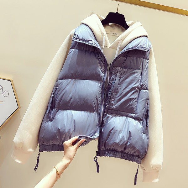 Γυναικείο casual γιλέκο με τσέπες - κατάλληλο για το χειμώνα