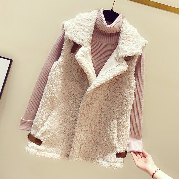 Γυναικείο χειμερινό  γούνινο γιλέκο 