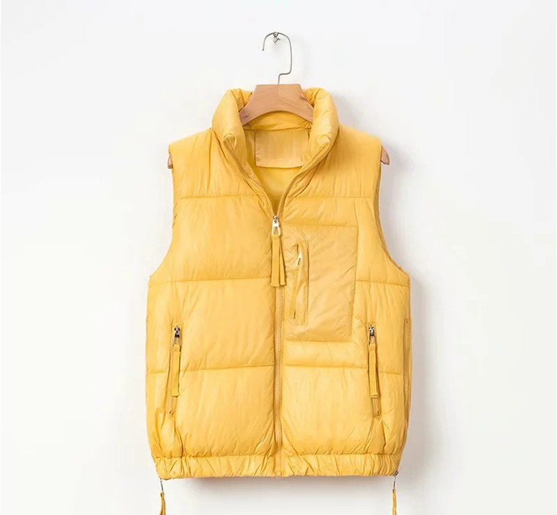 Moteriška liemenė su elastine ir aukšta apykakle