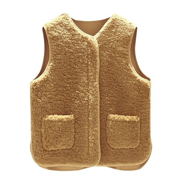 Ženski zimski prsluk s rajsferšlusom