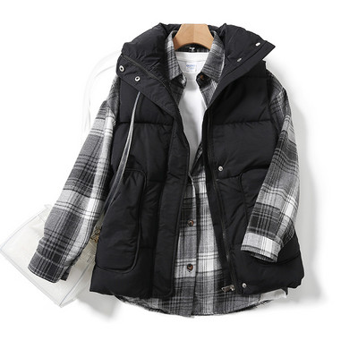 Καθημερινό γυναικείο χειμερινό γιλέκο με τσέπες