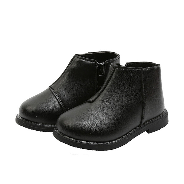 Öko-nahast puhtad lameda tallaga lastesaapad tüdrukutele