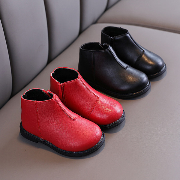 Öko-nahast puhtad lameda tallaga lastesaapad tüdrukutele