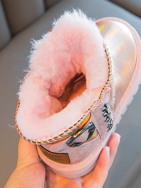 Vaikiški batai su sagtimi ir metalinėmis žvaigždutėmis – minkštas pamušalas