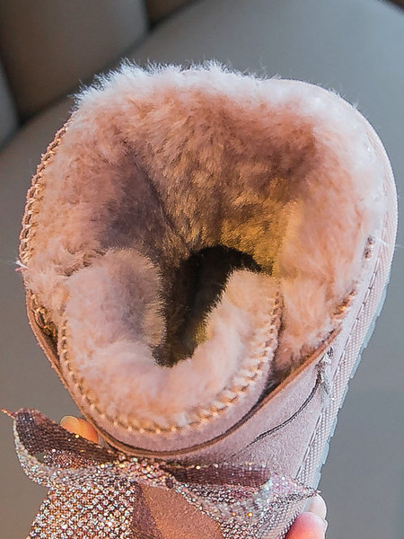 NAUJAS Modelis vaikiški batai mergaitėms su 3D kaspinu