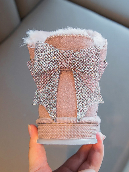 NAUJAS Modelis vaikiški batai mergaitėms su 3D kaspinu