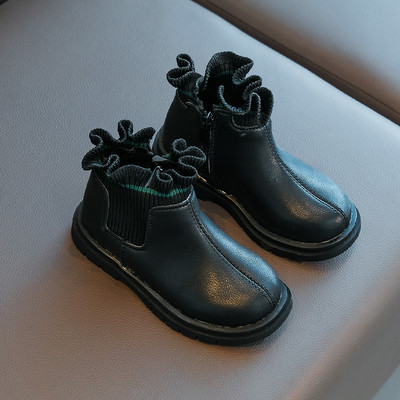 Laisvalaikiai vaikiški batai iš eko odos – kojinių tipo