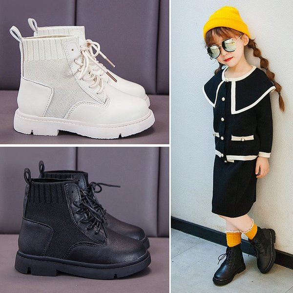 Dječje moderne čizme na vezice za djevojčice