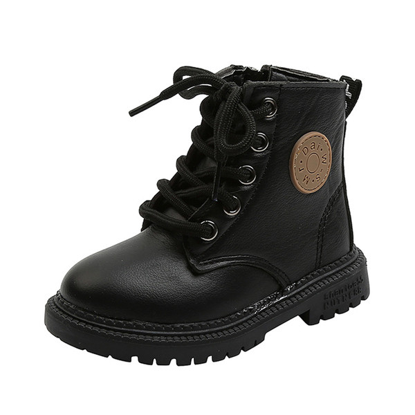 Modernūs vaikiški batai iš eko odos mergaitėms lygiu padu