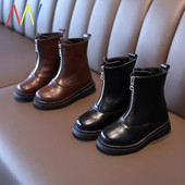 Öko-nahast lukuga lastesaapad tüdrukutele