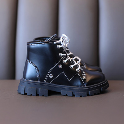 Kožne dječje zimske čizme na vezice - za djevojčice i dječake