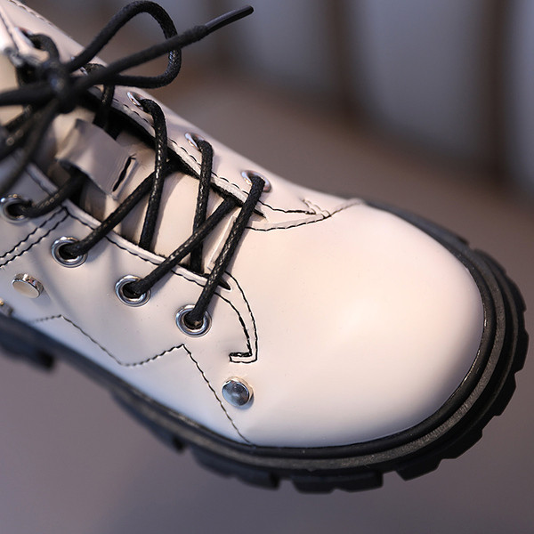 Kožne dječje zimske čizme na vezice - za djevojčice i dječake