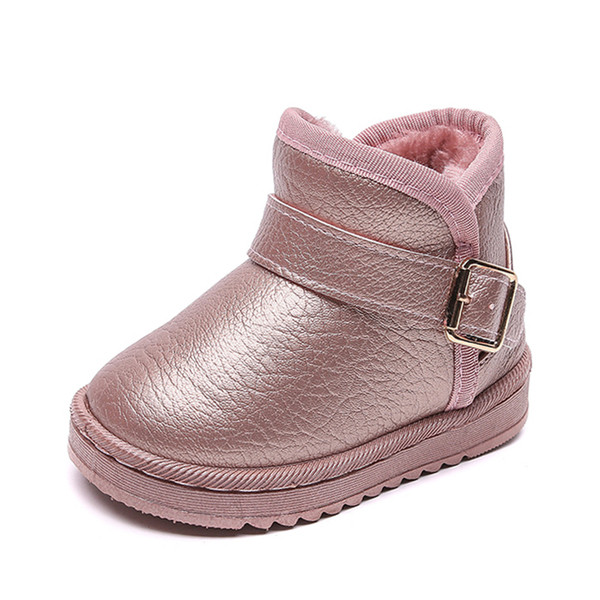 Vaikiški odiniai batai su šiltu pamušalu mergaitėms