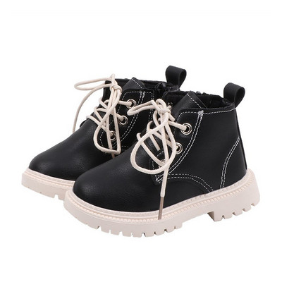 Sportiški ir elegantiški vaikiški batai iš eko odos su raišteliais mergaitėms