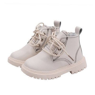 Sportiški ir elegantiški vaikiški batai iš eko odos su raišteliais mergaitėms