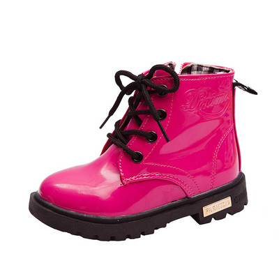 Moodsad paeltega laste lakknahast saapad tüdrukutele