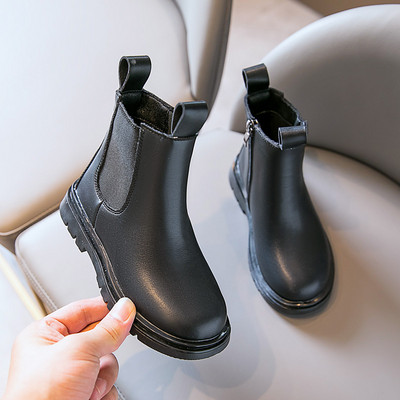 Lukuga laste läikivad saapad tüdrukutele