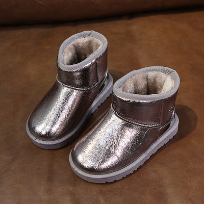 Laste saapad ümara kujuga lameda tallaga