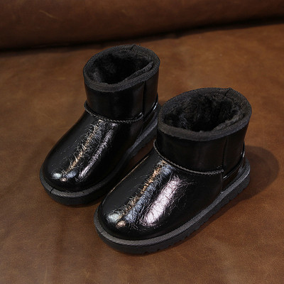 Laste saapad ümara kujuga lameda tallaga