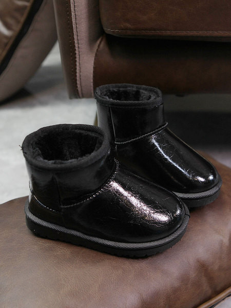 Laste saapad ümara kujuga lameda tallaga