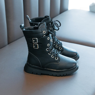 Öko-nahast pandla ja paeltega lastesaapad