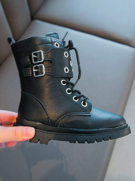 Öko-nahast pandla ja paeltega lastesaapad