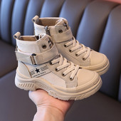 Vaikiški rudens-žiemos batai su raišteliais mergaitėms ir berniukams