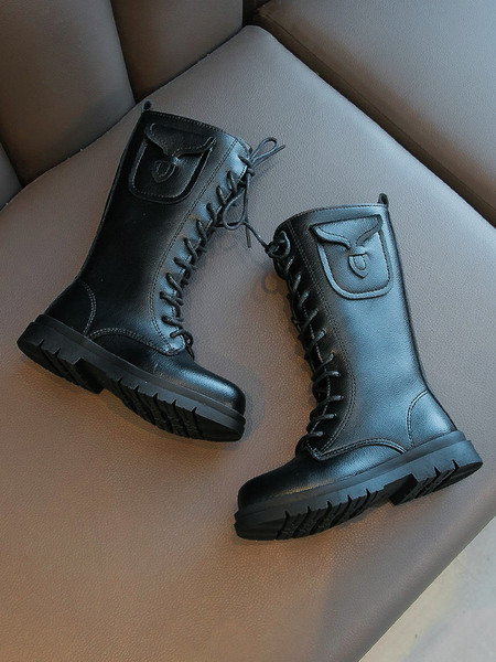 Vaikiški batai iš eko odos su kišene