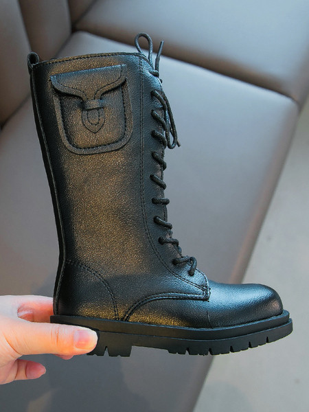 Vaikiški batai iš eko odos su kišene