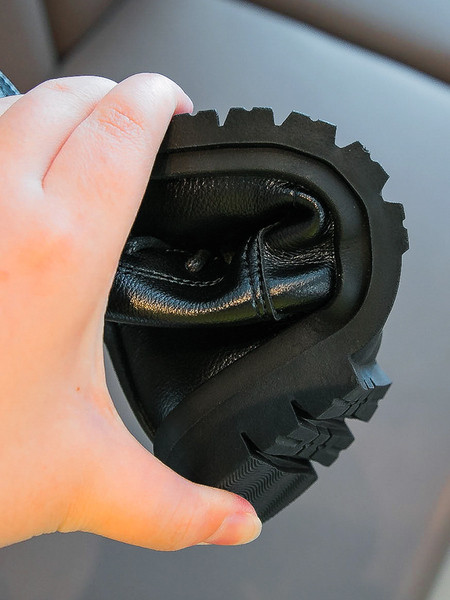 Vaikiški batai iš eko odos su kišene