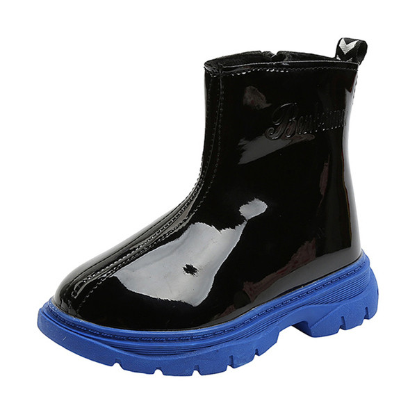 Uus mudel värvilise tallaga laste lakknahast saapad